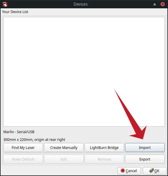 Import Device