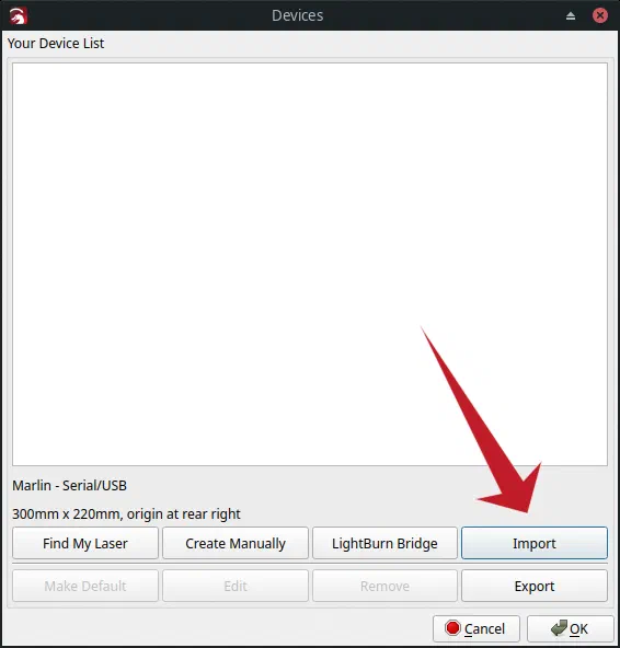 Import Device